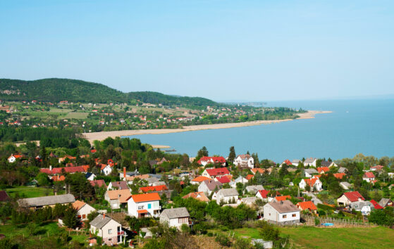 Little village at Lake Balaton, Hungary